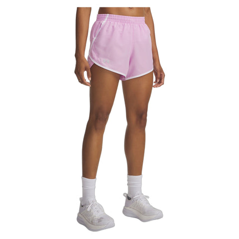 Fly By 3'' Shorts Pink Dawn | White