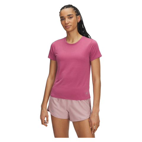 Launch Shortsleeve Fuchsia Dusk | Reflective