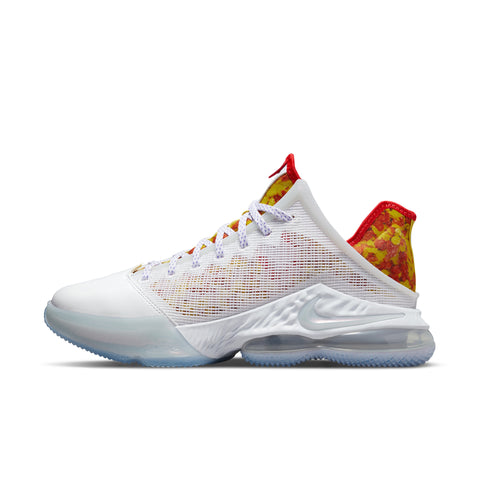 LeBron XIX Low Magic Fruity Pebbles Weiß