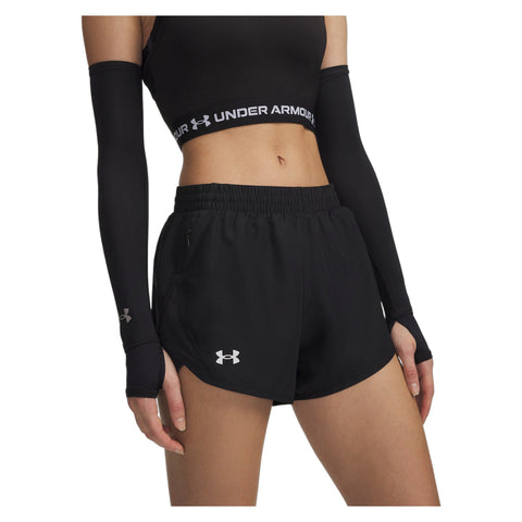UA Fly By Short Black | Reflective