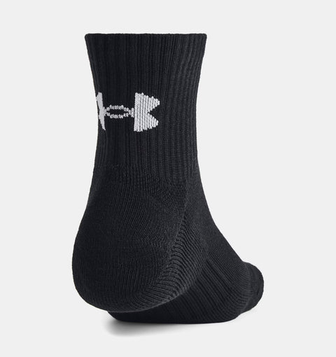 UA TC Quarter 3-pack Black