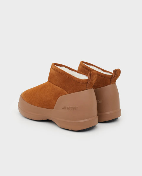 Luna Low Boot Wildleder Cognac
