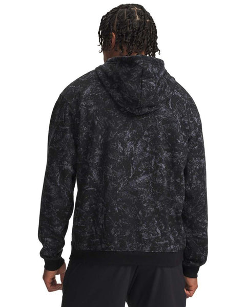 Rival Fleece Printed Hoodie Schwarz | Green Citrine
