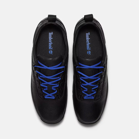 Euro Hiker Low Schwarz | Narbenleder