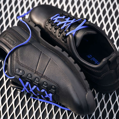 Euro Hiker Low Schwarz | Narbenleder