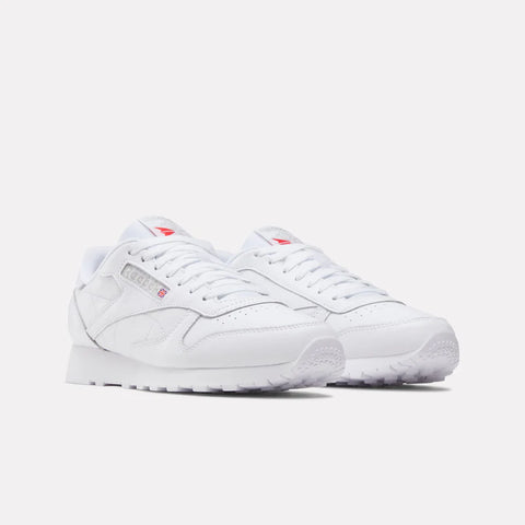 Klassische Lederschuhe Weiß | Pure Grey 3