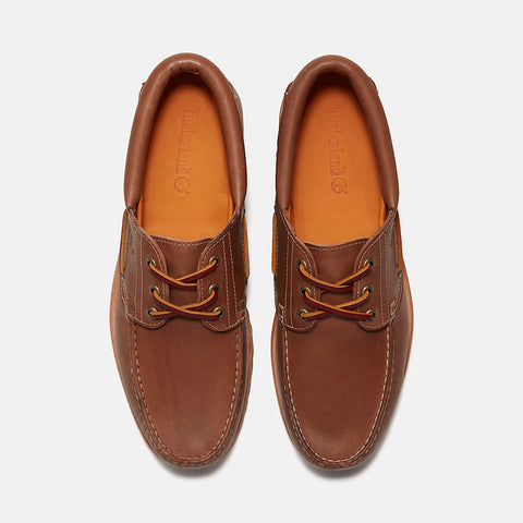 Authentischer Bootsschuh Mittelbraun