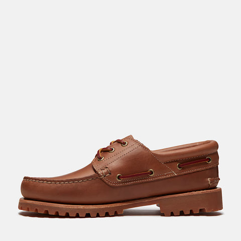 Authentischer Bootsschuh Mittelbraun