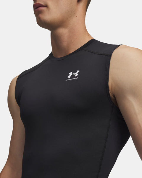HeatGear Armour Sleeveless Schwarz