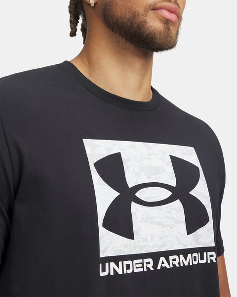UA ABC Camo Boxed Logo SS Schwarz