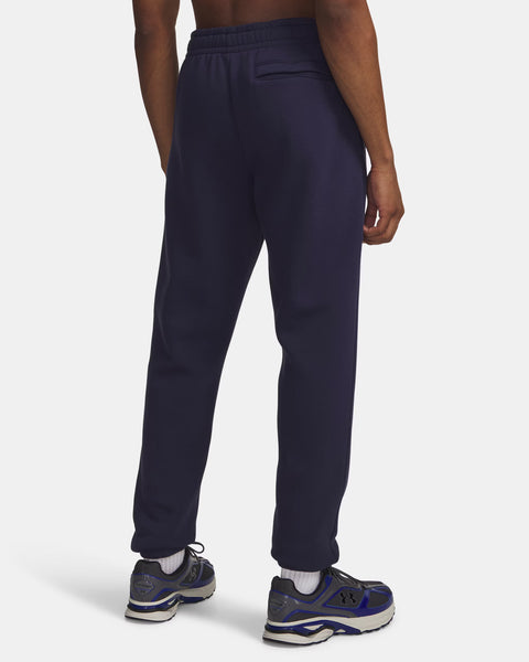 UA Icon Fleece Jogger Midnight Navy | White
