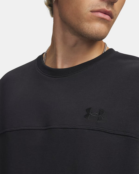 UA Rival LW Crew Schwarz