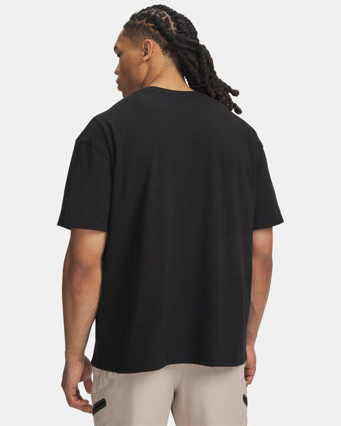 UA Heavyweight Metal Logo SS Schwarz | Silber