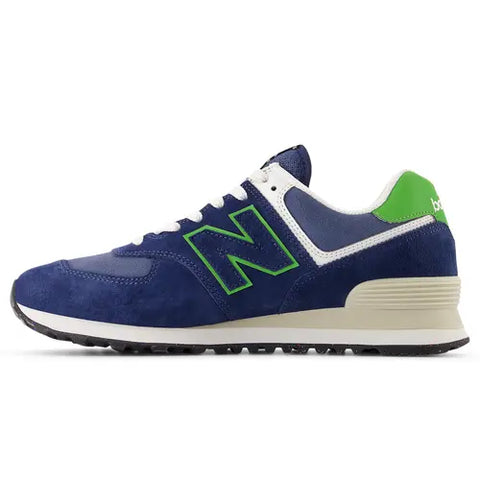 New Balance 574 Navy Blue / Green U574QBL