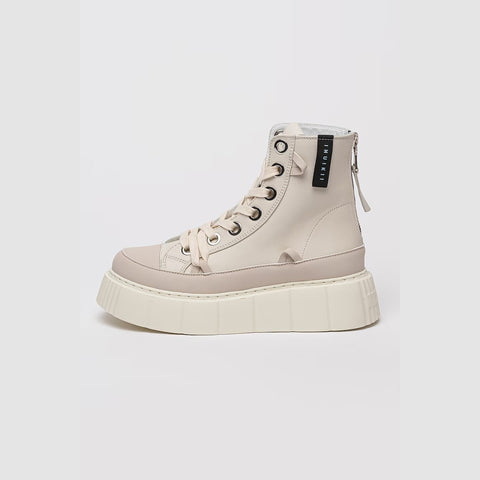 Leather Matilda White