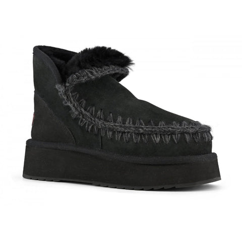 Mini Eskimo Plateau-Stiefel BKBK