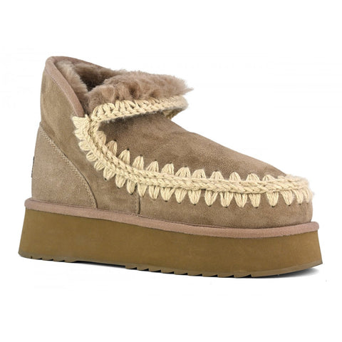 Mini Eskimo Platform Boot Grau | Elephant Grey