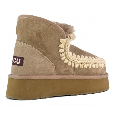 Mini Eskimo Platform Boot Grau | Elephant Grey