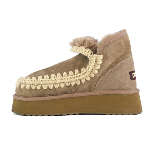 Mini Eskimo Platform Boot Grau | Elephant Grey