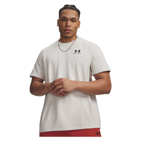 UA M LOGO EMB HEAVYWEIGHT SS