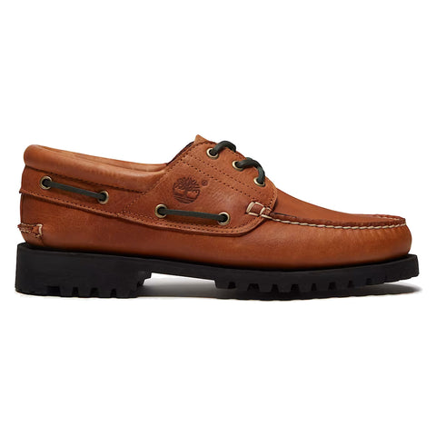 AUTH BOAT SHOE WHEAT