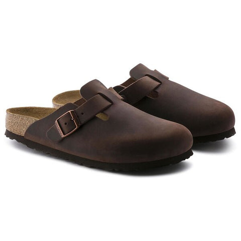 Boston Soft Footbed Oiled Leather Habana
