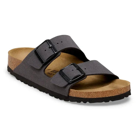 Arizona BS Velvet Grau | Schwarze Schnallen