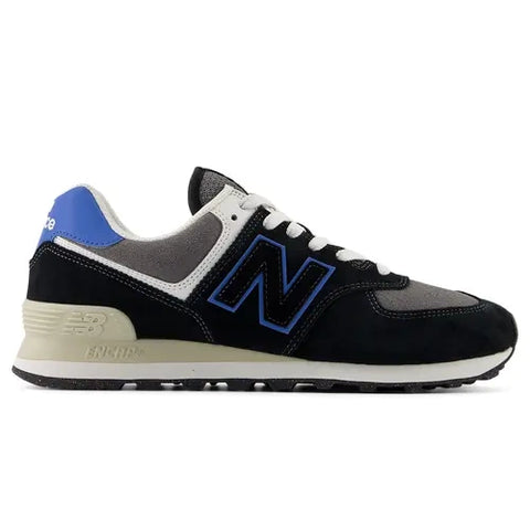 New Balance 574 Black / Royal Blue U574QRB