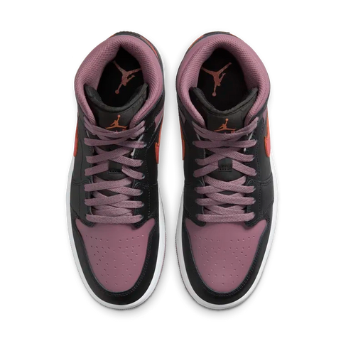Air Jordan 1 Mid SE Schwarz | Sky J Mauve