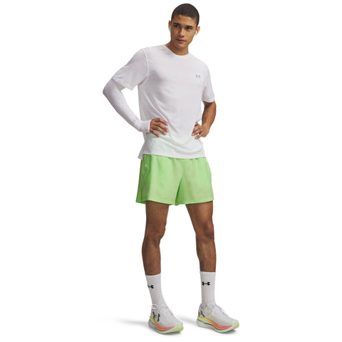 UA Launch 5 Shorts Lumos Lime | reflektierend