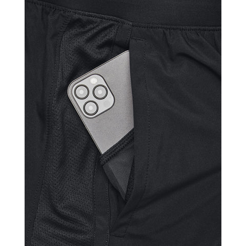 UA Launch 5 2-in-1 Short Black