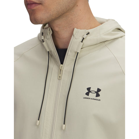 UA Vibe Woven Jacke Khaki Base | Black