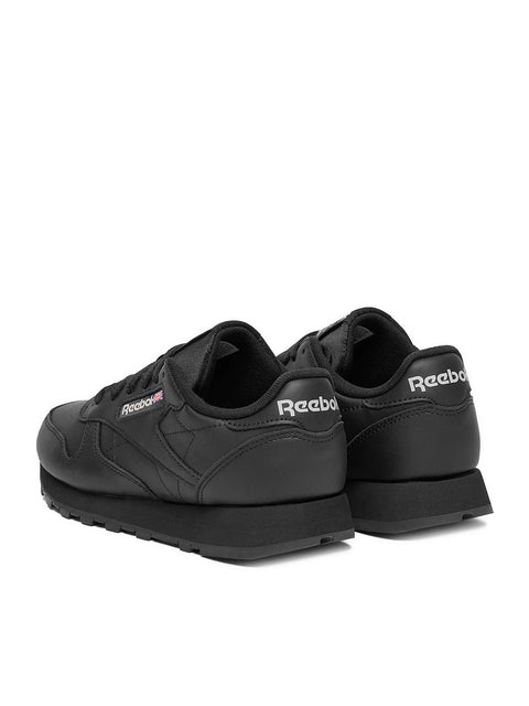 Klassisches Leder Schwarz