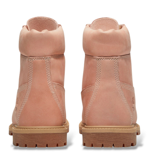 Premium 6-Inch Lace Boot Light Pink