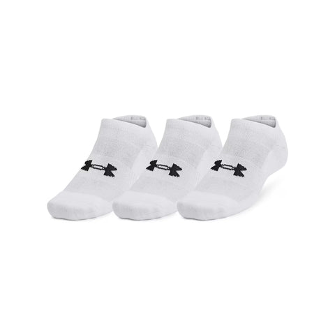 UA TC No Show 3-pack White