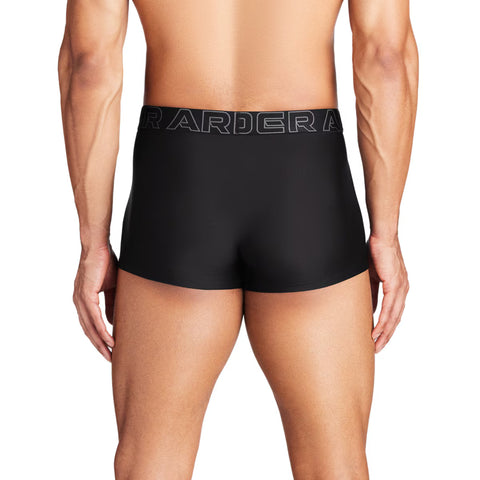 UA Performance Tech Solid 3in 3er-Pack Schwarz