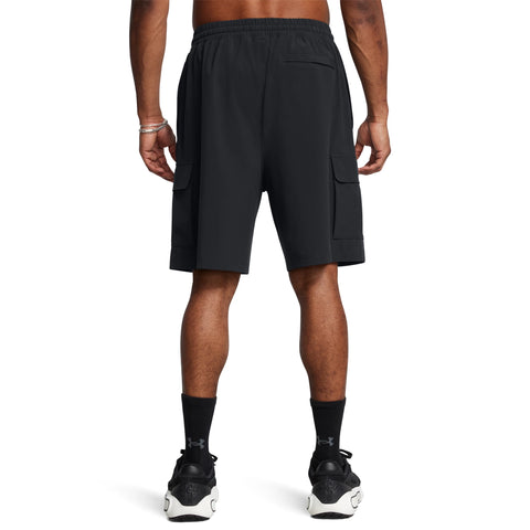 Vibe Woven Cargo Short Black