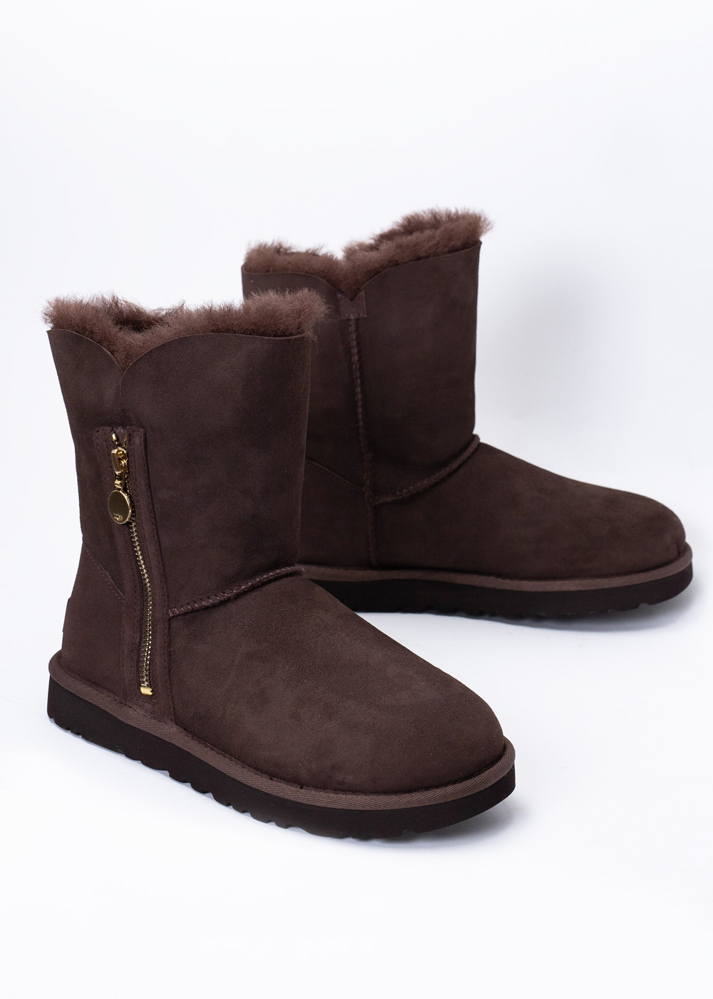Damen Winterschuhe Braun UGG W BAILEY ZIP SHORT