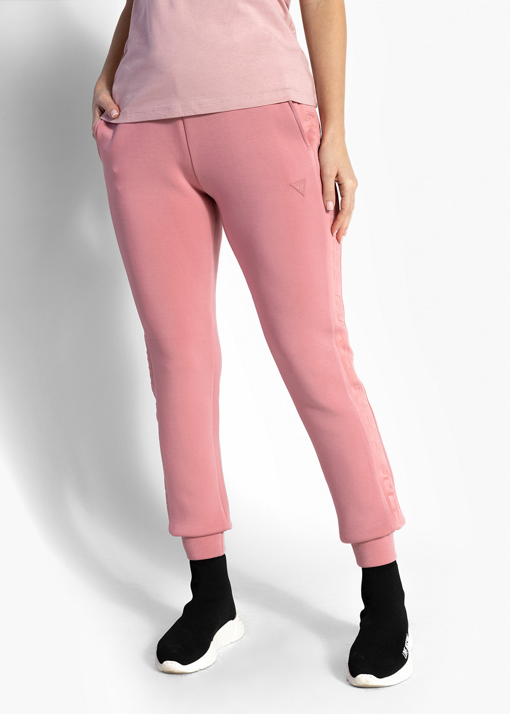 GUESS ALLIE SCUBA JOGGER PANT V2YB18-K7UW2-BLPN - Damen Jogginghose - Rosa