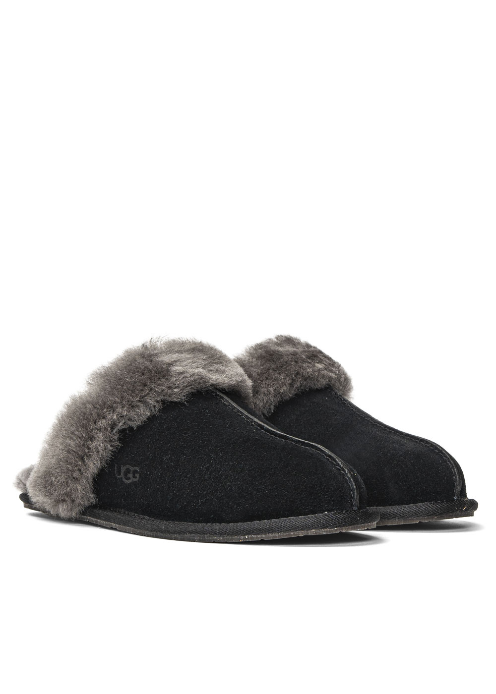 UGG W SCUFFETTE II 1106872-BCGR - Damen Hausschuhe - Schwarz