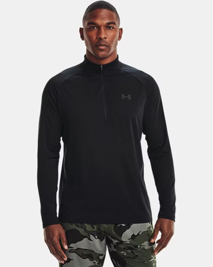 UNDER ARMOUR UA TECH 2.0 1/2 ZIP 1328495-001  - Herren Pullover - Schwarz