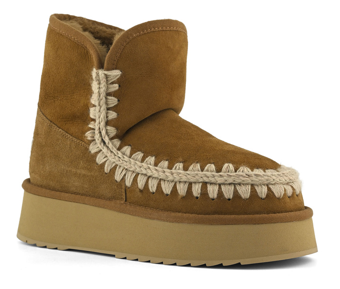 MOU Platform boot suede Damen Schneestiefel