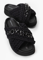 INUIKII WOVEN STONES PLATFORM Damen Pantoletten