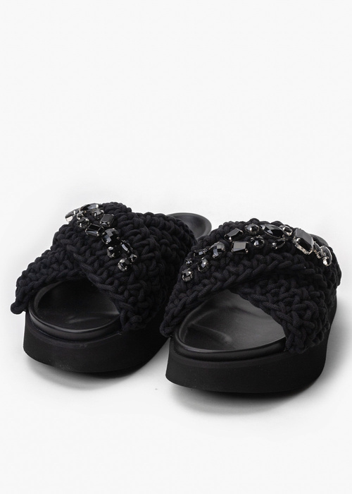 INUIKII WOVEN STONES PLATFORM Damen Pantoletten