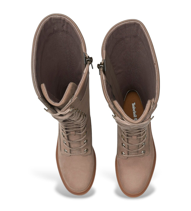 Timberland ALLINGTON HEIGHTS 14 INCH LACE UP BOOT TAUPE GRAY Damenstiefel