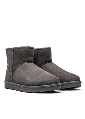 UGG W CLASSIC MINI II 1016222-GREY  - Damen Schneestiefel - Grau