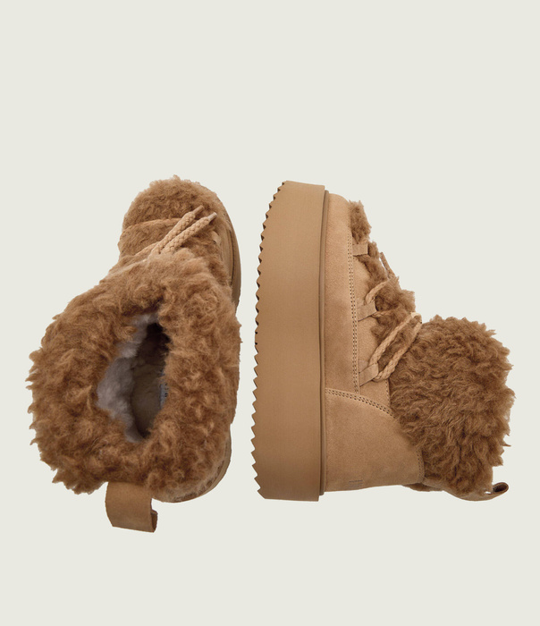 INUIKII TEDDY PLATFORM Damen Schneestiefel