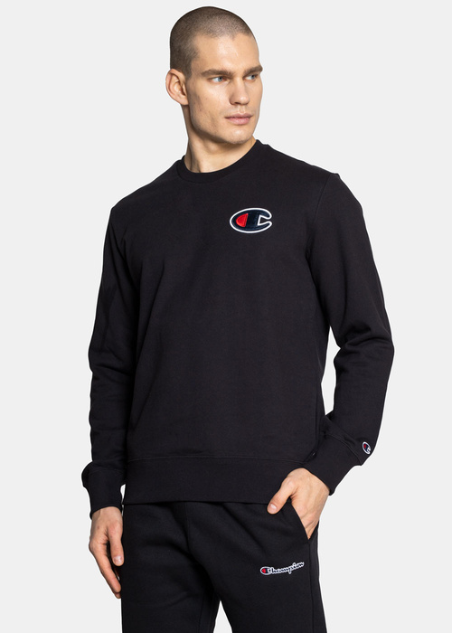 Champion Satin C Logo Cotton Terry Sweatshirt (214189-KK001)