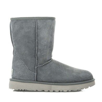 UGG W CLASSIC SHORT II 1016223-GREY  - Damen Schneestiefel - Silber