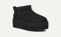 UGG W CLASSIC ULTRA MINI PLATFORM 1135092-BLK - Damen Schneestiefel - Schwarz
